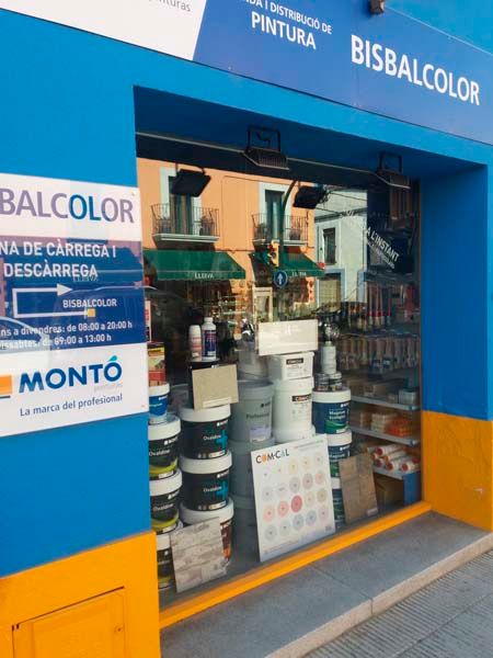 Pinturas Bisbal Color fachada de tienda